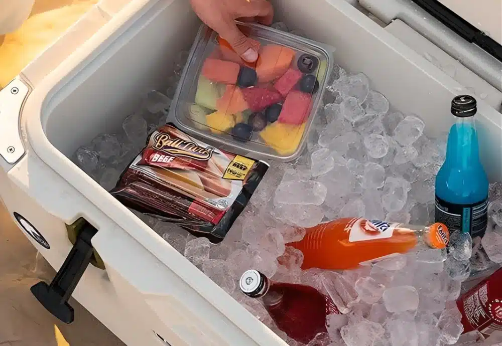 plastic ice cooler box