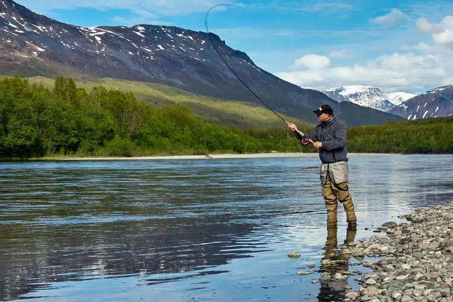 casting fishing rods