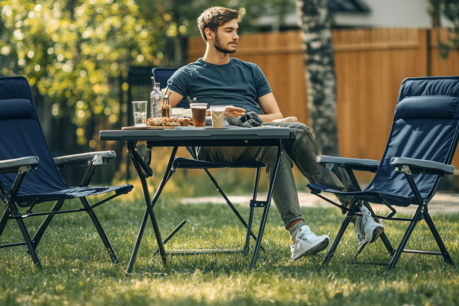 camp table for grill