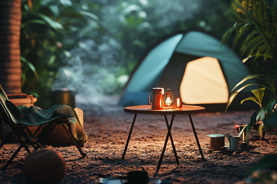 lightweight folding table for camping